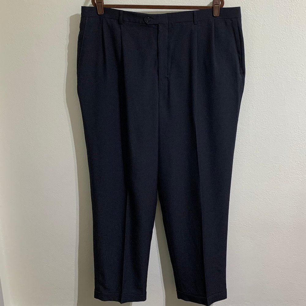 PreLoved, CLAIBORNE “Charcoal” 44x32 Pleated Cuffed Dress Pant. Great condition.